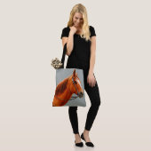 Red Dun Chestnut Sorrel Western Quarter Horse Tote Bag (Op model)