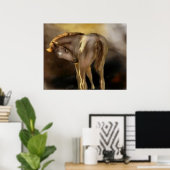 Red Dun Filly Large Poster (Thuiskantoor)