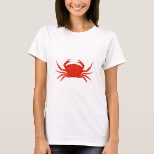 Red Dungeness Crab Logo T-shirt