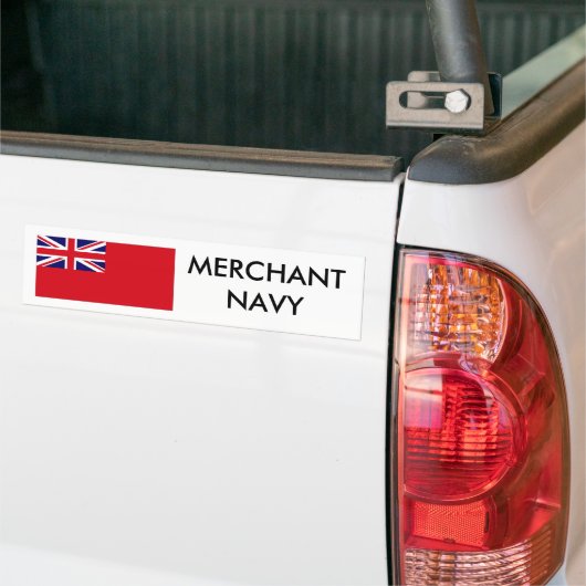 Red Duster, MERCHANT NAVY Bumpersticker (Op Truck)