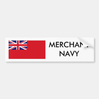 Red Duster, MERCHANT NAVY Bumpersticker