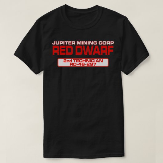Red Dwarf 2de technicus T-shirt (Design voorkant)