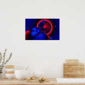 Red Dwarf Eclipse (gezien vanuit de asteroïdgordel Poster (Keuken)