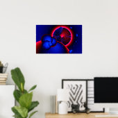 Red Dwarf Eclipse (gezien vanuit de asteroïdgordel Poster (Thuiskantoor)