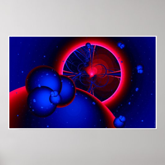 Red Dwarf Eclipse (gezien vanuit de asteroïdgordel Poster (Voorkant)