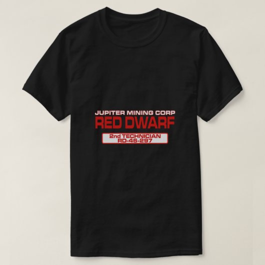 Red Dwarf - Krytie TV Essential T-shirt (Design voorkant)