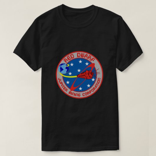 Red Dwarf - M-Corp Essential T-shirt (Design voorkant)