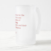 Red Dwarf Matglas Bierpul (Voorkant rechts)