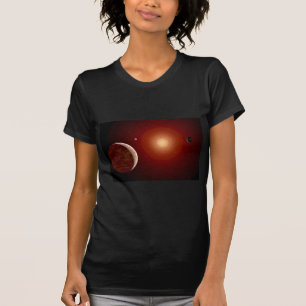 Red Dwarf Star en Exoplanets T-shirt