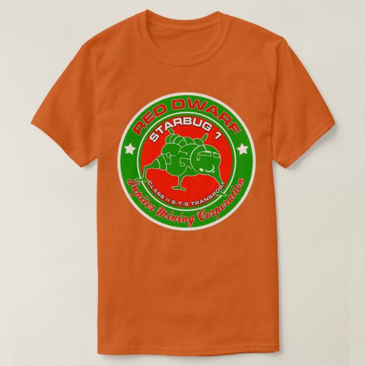 Red Dwarf Starbug T-shirt (Design voorkant)