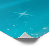 Red Eastern Dragon beroemd gemaakt door Mythical F Poster (Hoek)