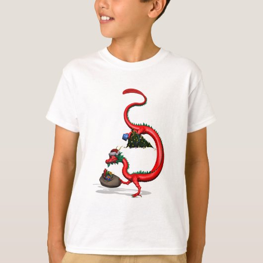 Red Eastern Dragon T-shirt (Voorkant)
