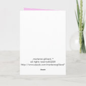 Red een konijntje Pasen Feestdagen Kaart (Achterkant)