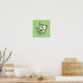 Red een leven Adoptieposter asielhond Poster (Keuken)