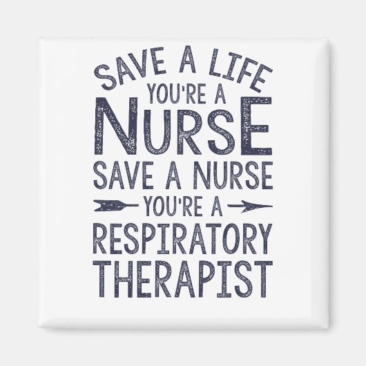 Red een leven, je bent een verpleegster magneet (Voorkant)