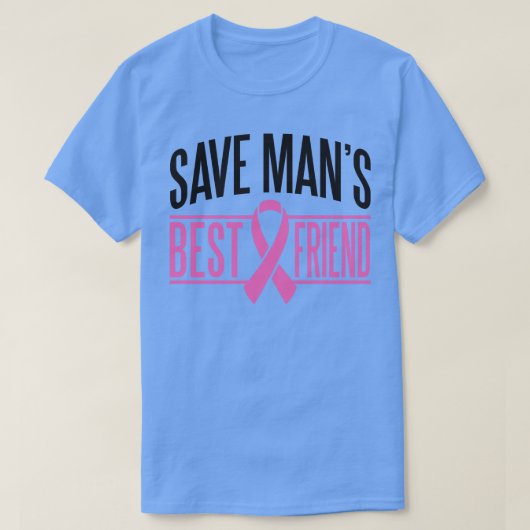 Red een man beste vriend t-shirt (Design voorkant)