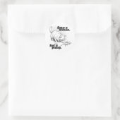 RED EEN MUIS -.png Ronde Sticker (Tas)