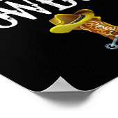 Red een paard met een cowboy poster (Hoek)