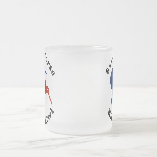 Red een paard, Ride a Kiwi Funny NZ Coffee Mok (Center)