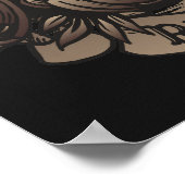 Red een paard...Ride een cowboy! Poster (Hoek)