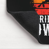 Red een paard Ride een cowboy Western Rodeo Horsec Muismat (Hoek)