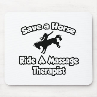 Red een paard, rijd op een massagetherapeut muismat