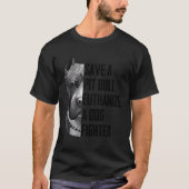 Red een Pitbull Euthaniseer een Dog Fighter T Shir T-shirt (Voorkant)