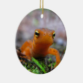 Red Eft kerstversiering Keramisch Ornament (Rechts)