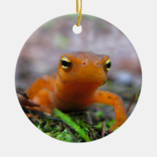 Red Eft kerstversiering Keramisch Ornament