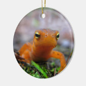 Red Eft kerstversiering Keramisch Ornament (Links)
