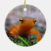 Red Eft kerstversiering Keramisch Ornament (Achterkant)