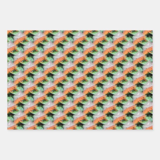 Red Eft Oranje Salamander Animal Pattern Inpakpapier Vel (Voorkant 3)