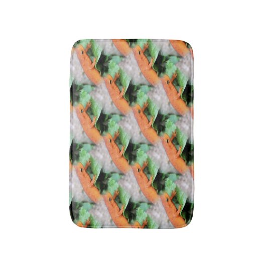 Red Eft Salamander Animal Natuur Pattern Badmat (Voorkant Verticaal)