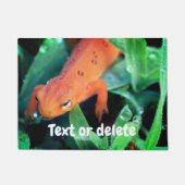 Red Eft Salamander Raindrop on Eye Personated Deurmat (Voorkant)
