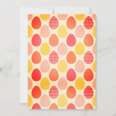 Red Egg Ginger Party nodigt Waterverf vogels uit Kaart (Achterkant)