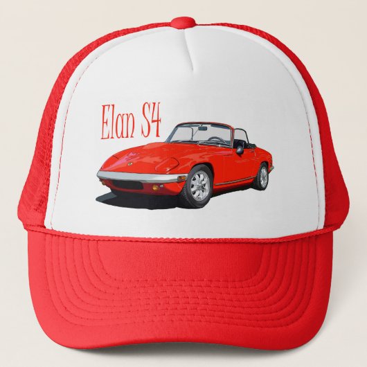 Red Elan S4 Trucker Pet (Voorkant)