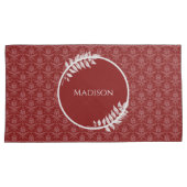 Red Elegant Damask Pillow Hoesje Kussensloop (Voorkant-Rechts)