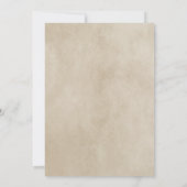 Red Elegant Deco sparen de Datum uitnodigen Save The Date (Achterkant)