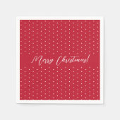 Red Elegant Script Servet (Voorkant)