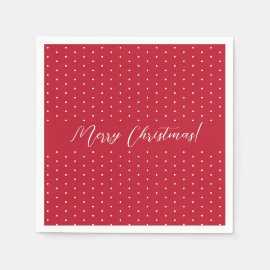 Red Elegant Script Servet (Voorkant)