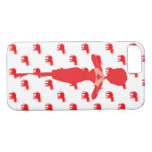 Red Elephant iPhone case (Achterkant (Horizontaal))