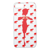 Red Elephant iPhone case (Achterkant)