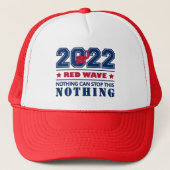 Red Elephant RED WAVE 2022 Midterm Elections USA Trucker Pet (Voorkant)