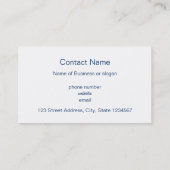 Red Elf Slipper met snoeprietjes Visitekaartje (Achterkant)