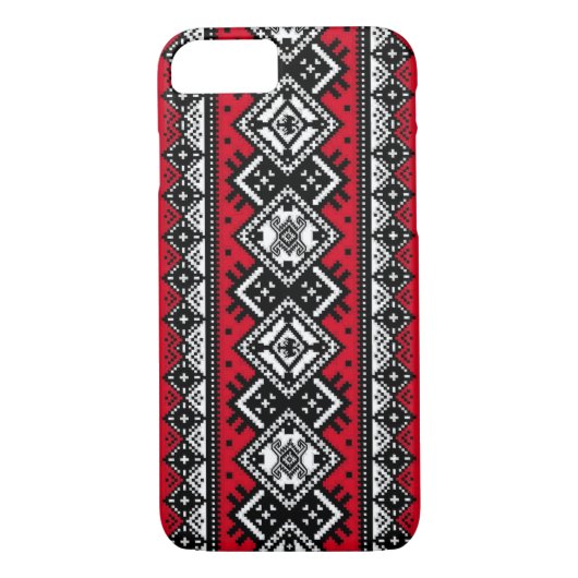 Red Embroidery Case-Mate iPhone Case (Achterkant)