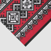 Red Embroidery Tissuepapier (Detail)