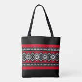 Red Embroidery Tote Bag (Achterkant)
