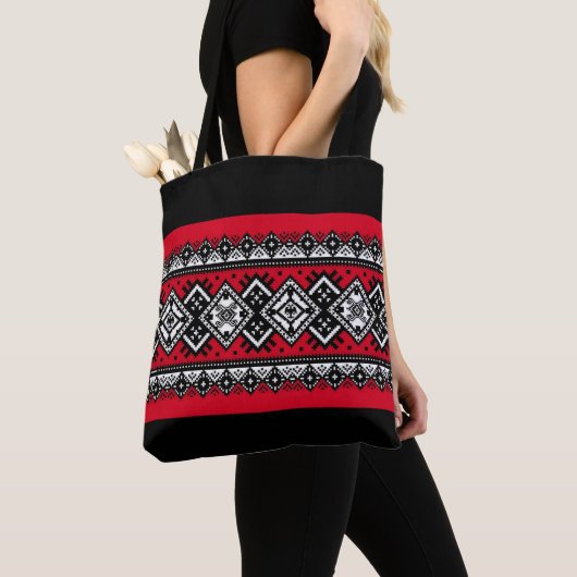 Red Embroidery Tote Bag (Dichtbij)