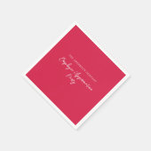 Red Employee Appreciation Event Servet (Hoek)