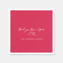 Red Employee Appreciation Event Servet